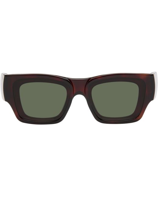 Late Ractangle Goggle Loewe Paula's Ibiza Goggle Rectangle Sunglasses in Black | Lyst