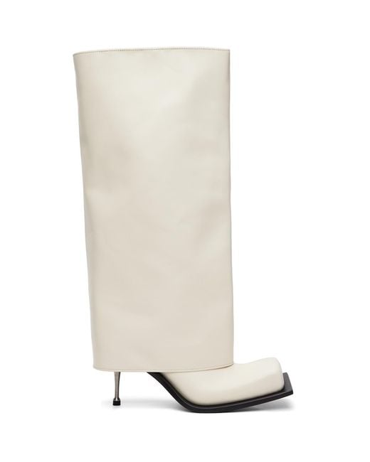 FIDAN NOVRUZOVA White Off- Iman Tall Boots