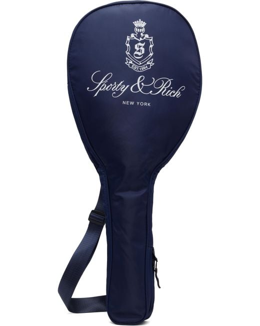 Sporty & Rich Blue Vendome Tennis Bag