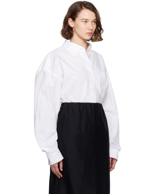 Chemise Victoria Blanche The Row en coloris White