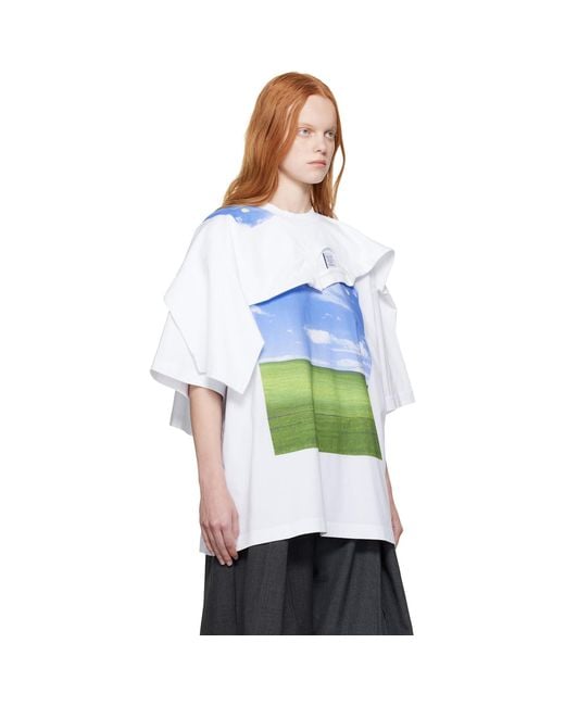 Vetements Blue Desktop Double Layered T-Shirt