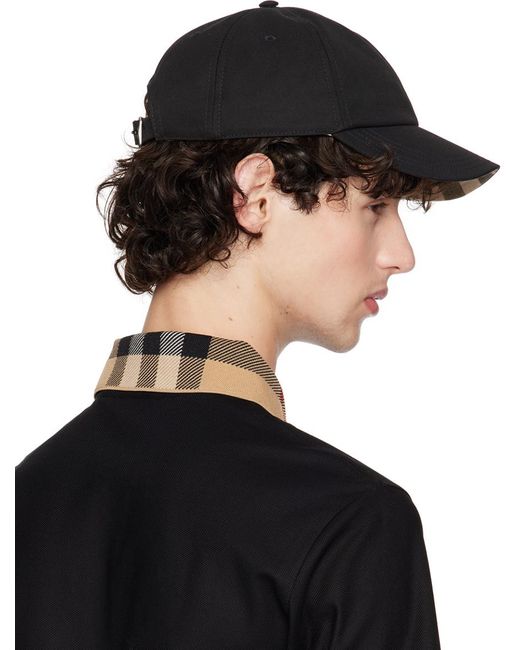 Burberry Baseball Cap in Black for Men Lyst UK