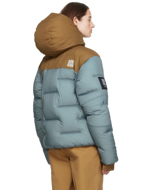 Undercover Blue & Brown The North Face Edition Nuptse Down Jacket