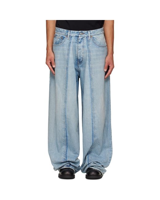 MM6 by Maison Margiela Blue Wide-Leg Jeans for men