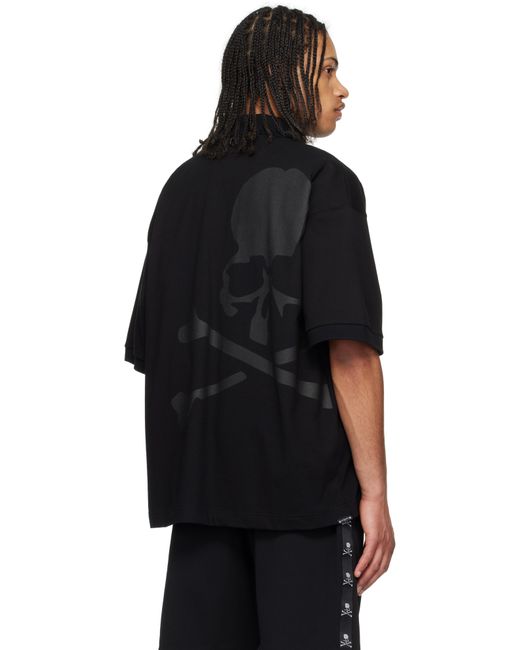 メンズ Mastermind Japan ブラック Skull ボクシー ポロシャツ Black
