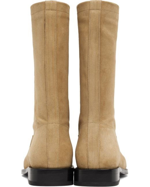 Lemaire Natural Soft Workwear Boots for men