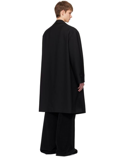 The Row Black Pers Coat for men