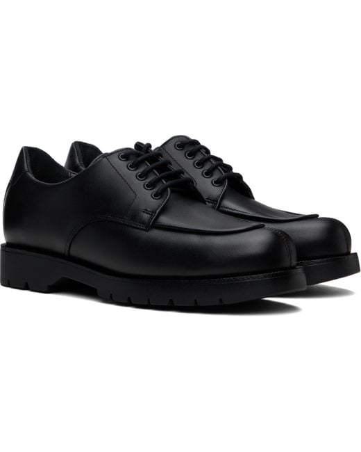 Kleman Black Officier Derbys for men