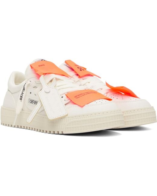 Off-White c/o Virgil Abloh Black Low Top 3.0 Off Court Sneakers for men
