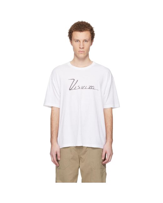 Visvim White Jumbo S/S T-Shirt for men