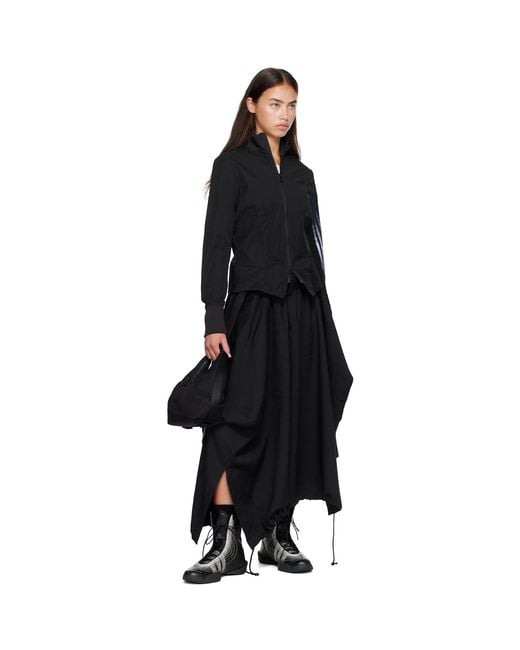 Y-3 Black Gradient 3-Stripes Nylon Track Jacket