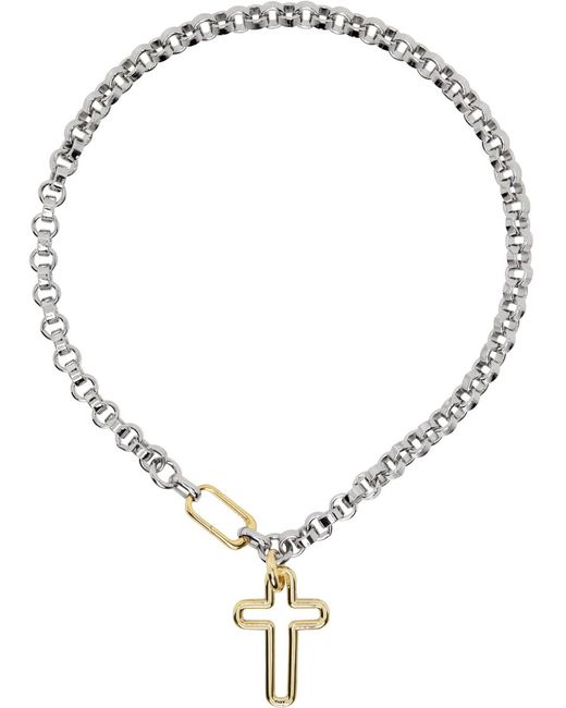 Laura Lombardi Natural Ssense Exclusive Cross Pendant Necklace