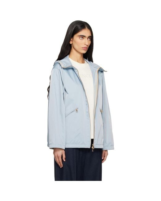 Moncler White Cassiopea Hooded Jacket