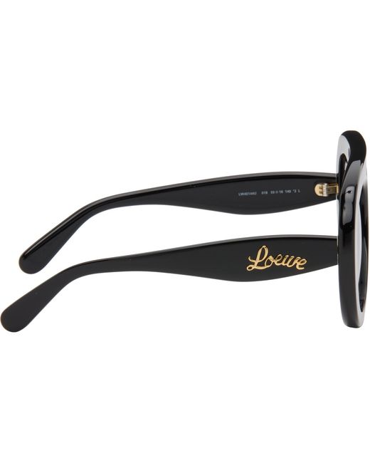 Loewe Black Curvy Sunglasses for men