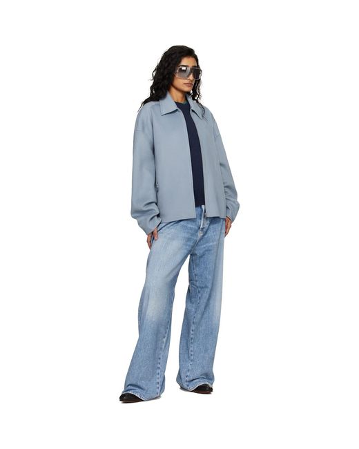 Acne Blue Cashmere Jacket