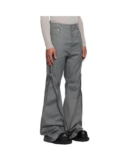 Rick Owens Gray Concordians Bolan Banana Trousers for men