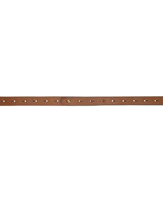 FRAME Black Tan Equestrian Belt