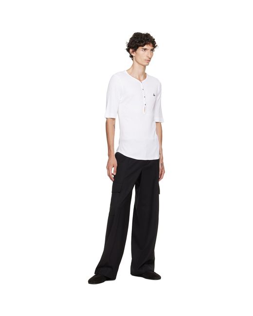 Vivienne Westwood White Sailor Henley for men