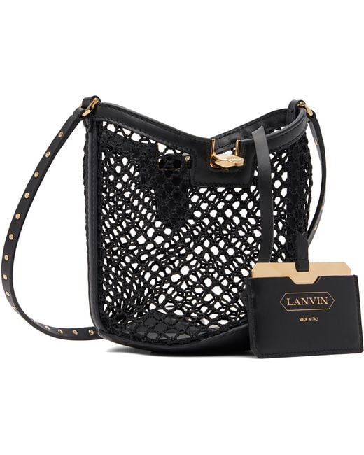 Lanvin Black 'Catch By Nano Bucket Bag