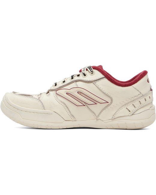 Balenciaga White Off- Hamptons Medium Worn-Out Sneakers