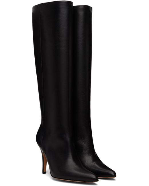 MM6 by Maison Martin Margiela Black Architype Knee High Tall Boots