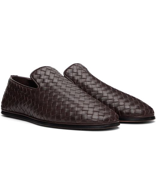 Bottega Veneta Brown Sunday Loafers for men