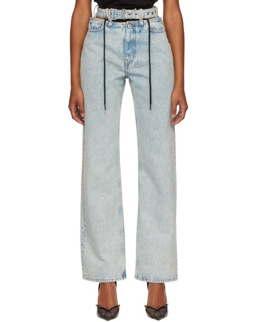 Y. Project Denim Belt Jeans Lyst