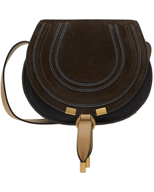 chloé marcie small saddle bag black