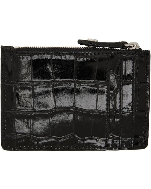 Vivienne Westwood Black Slim Long Card Holder for men