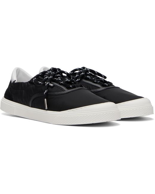 Moncler Black Vera Leisure Nylon Sneakers for men
