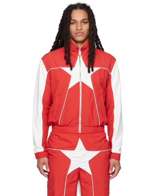 BARRAGÁN Red Barragán Star Track Jacket for men
