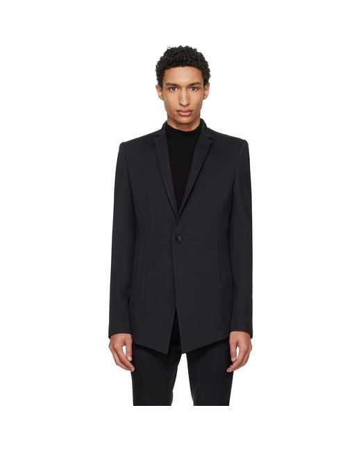 Julius Black Prism Tailored Blazer for men