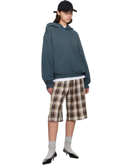 Acne Blue Logo Hoodie