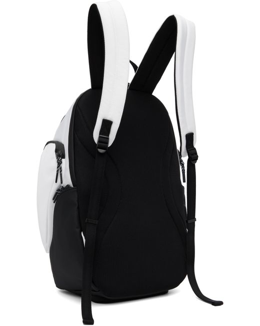 Boss Black Mesh Front Pocket Logo Backpack for men