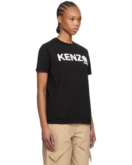 KENZO ブラック Paris 'Boke Flower 2.0' ルーズ Tシャツ Black