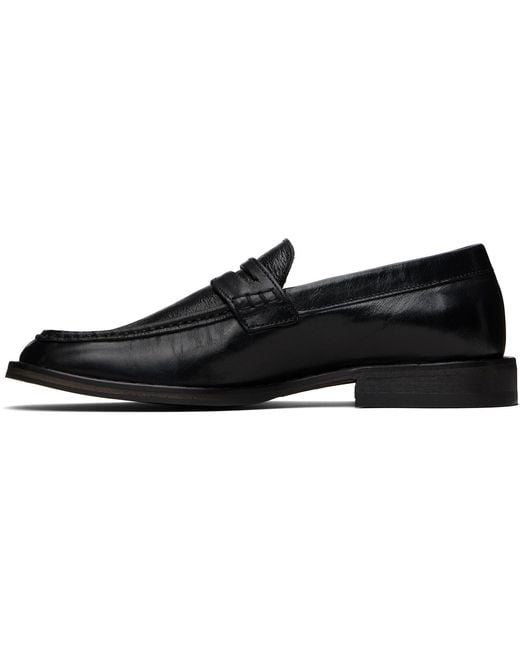 Our Legacy Black Light Loafers