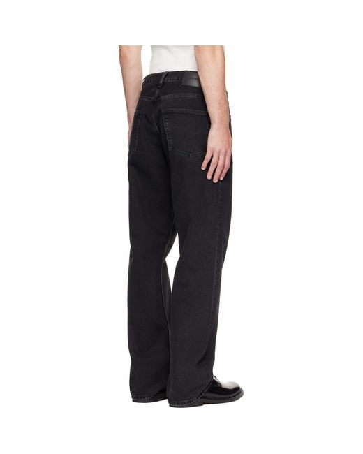 sunflower Black Loose Jeans for men