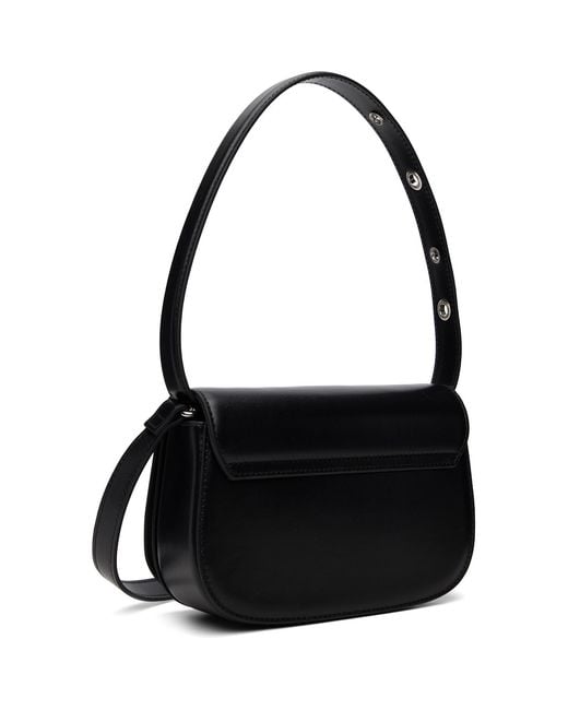 DIESEL Black 1Dr Iconic Handle Charms Shoulder Bag