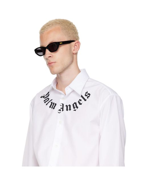 Palm Angels Gray Eagle Sunglasses for men