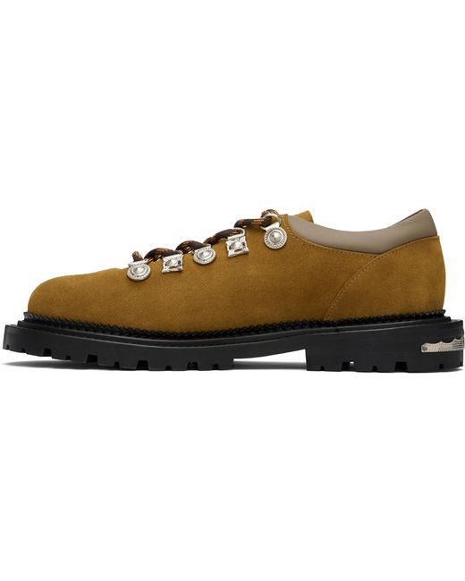 Toga Virilis Black Tan Suede Aj1425 Derbys for men