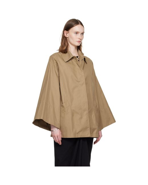 Dries Van Noten Natural Wide Sleeve Coat