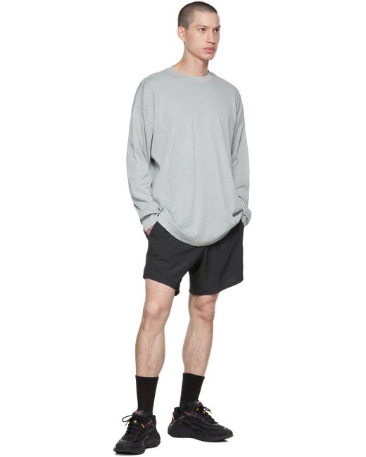 Reebok Black Gray Natural Dye Sweatshirt for men