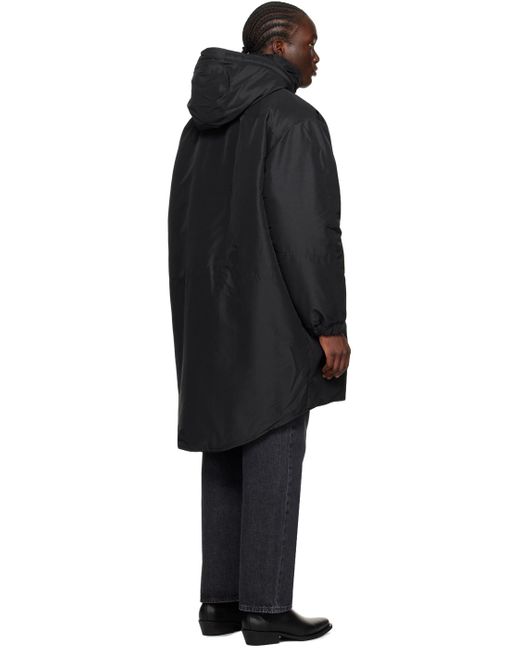 Our Legacy Black Fenrir Coat for men