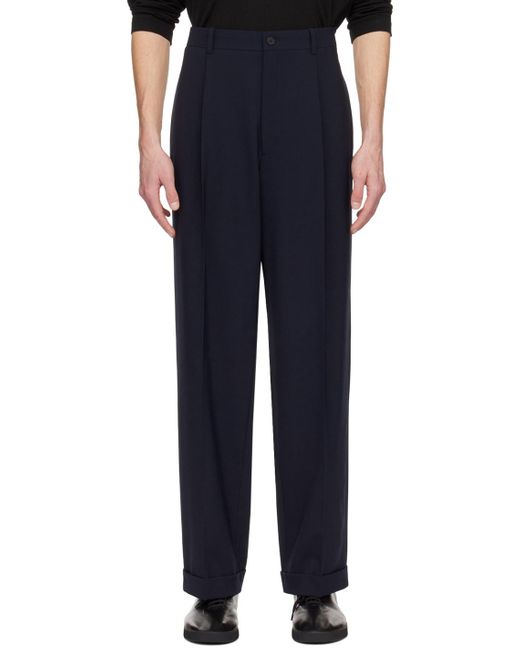 The Row Blue Keenan Trousers for men
