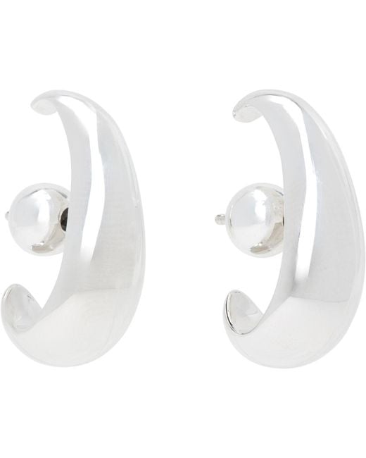 Sophie Buhai White Noodle Earrings