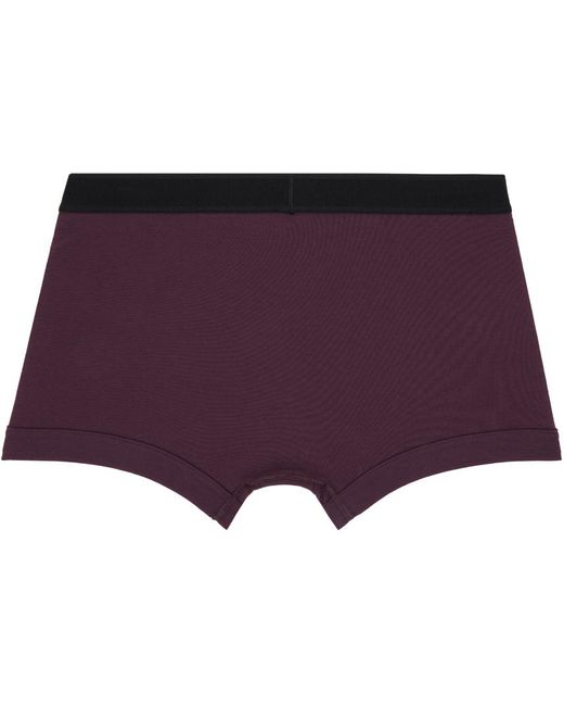 Tom Ford Purple Classic Fit Boxer Briefs for men
