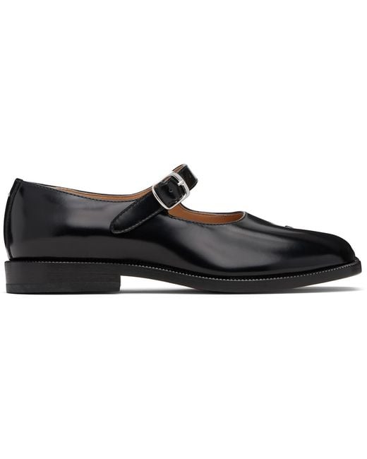 Maison Margiela Black Tabi Mary Jane Loafers