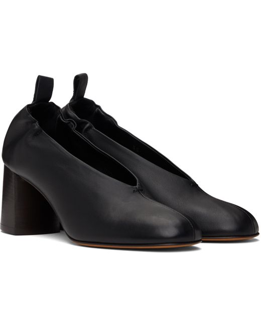 3.1 Phillip Lim Black Nadia Ruched Heels