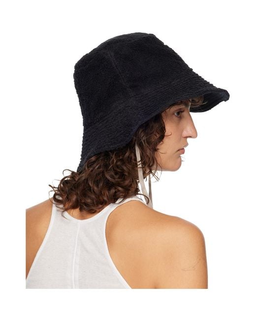 Rick Owens Blue Temple Beach Hat