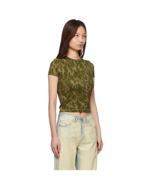 DIESEL Green T-Anima T-Shirt